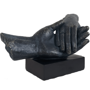 Wedding Proposal Engagement Couples Hand in Hand Statue