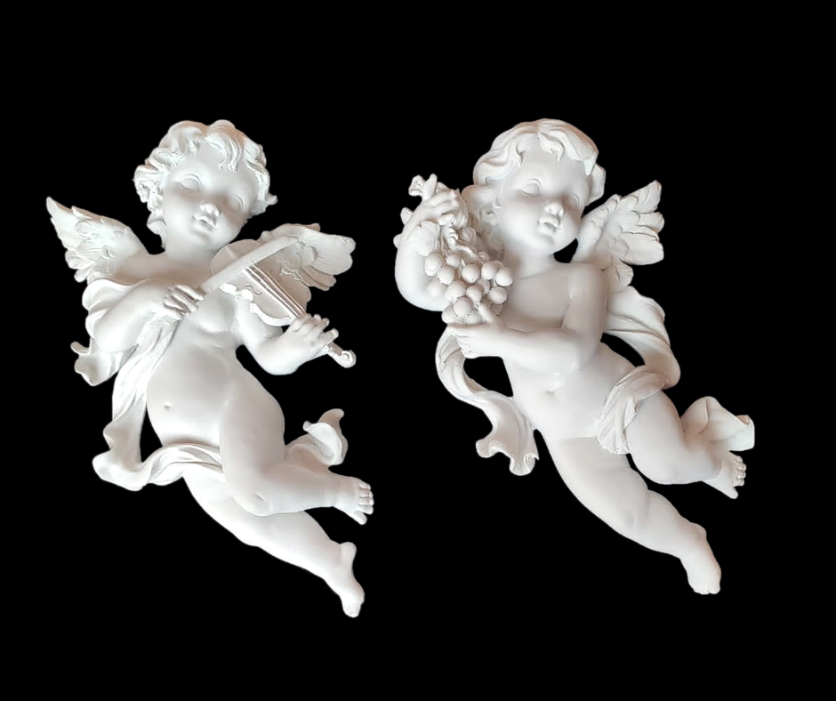 Wall Hanging Angels Polyresin Classic Showpiece