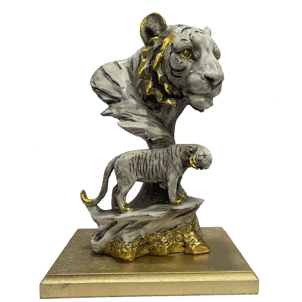 Abstract Idol with Tigers, Abstract Statue