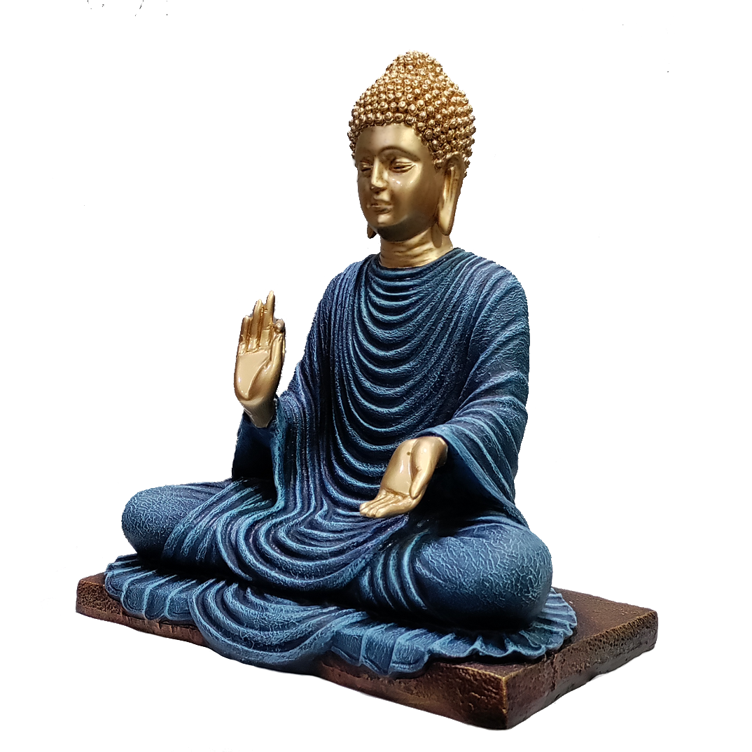 Meditating Lord Buddha Statue Murti Sculpture H- 40 cm