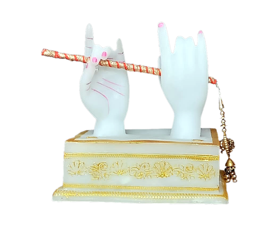Krishna Ji Basuri Murti Beautiful Hath Basuri