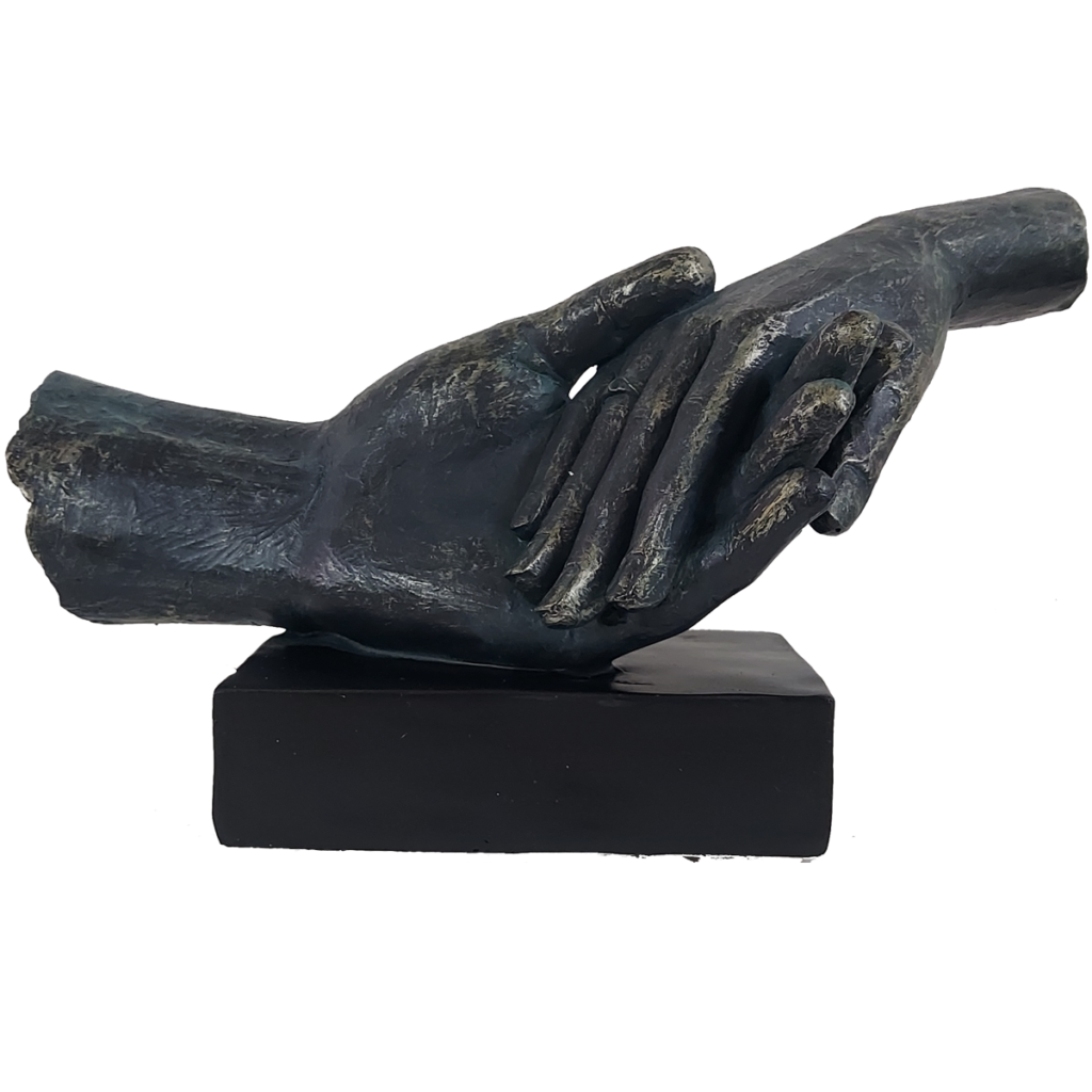 Wedding Proposal Engagement Couples Hand in Hand Statue