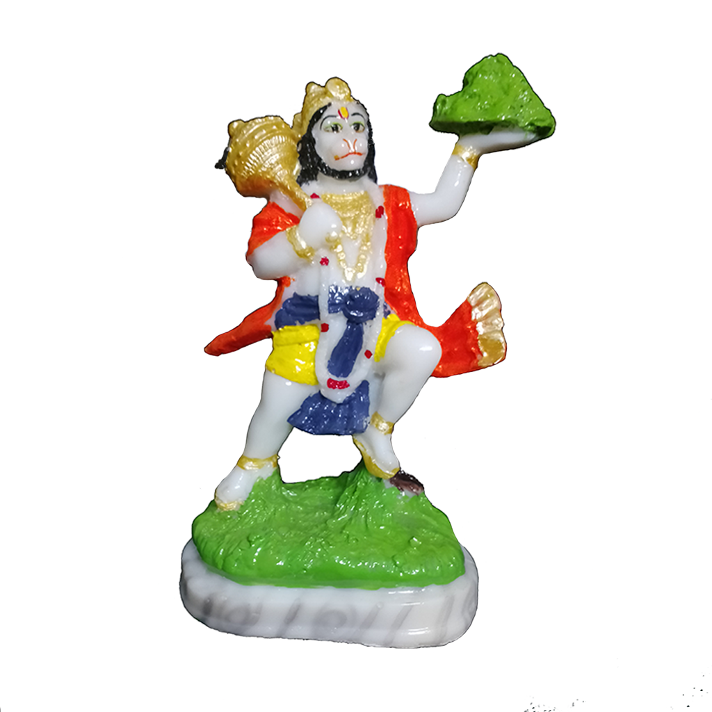 Hanuman parvat Marble idol