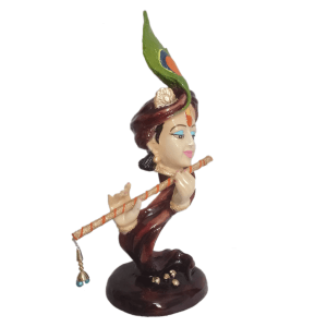 Curved Pankh Krishna Idol