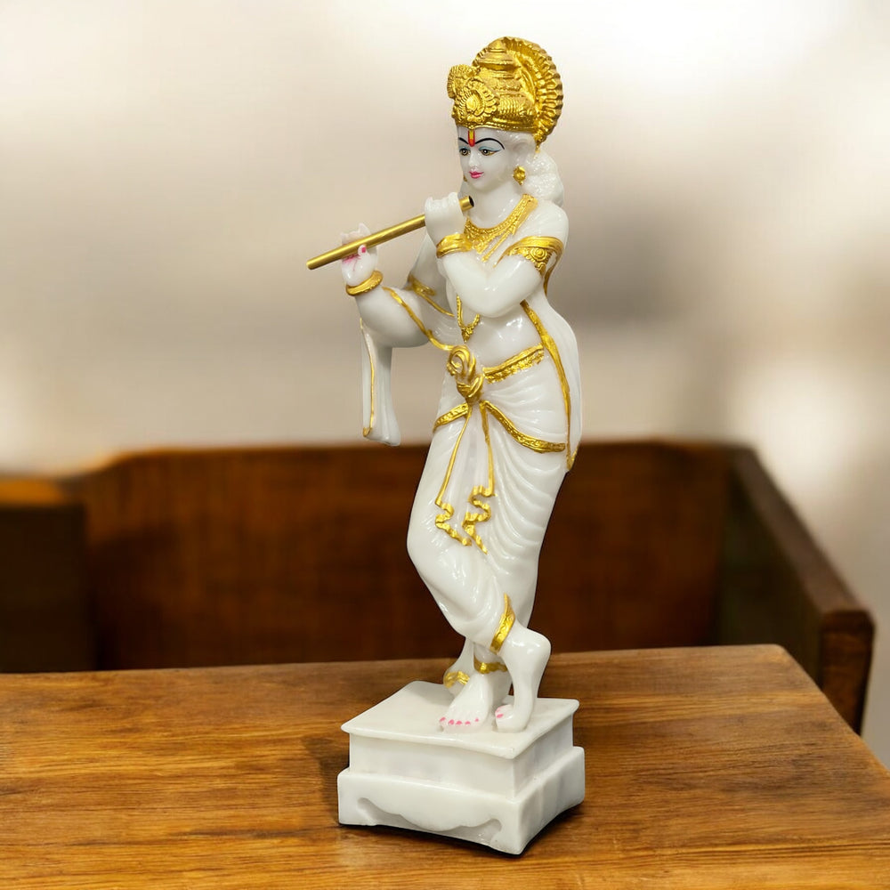 2ft krishan with basuri murti  looks marble