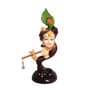 Curved Pankh Krishna Idol