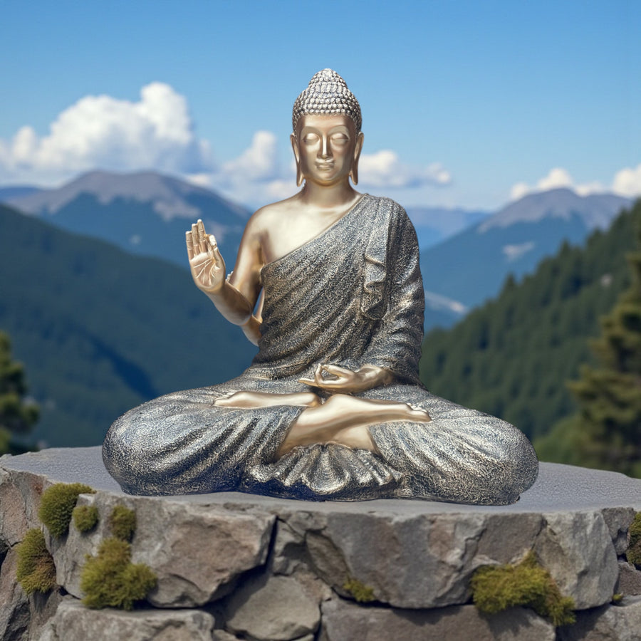 Big Buddha statue for home

4 feet Buddha statue for garden

Large Buddha statue for temple

Buddha statue for entrance

Outdoor fiber Buddha statue

Premium Buddha idol