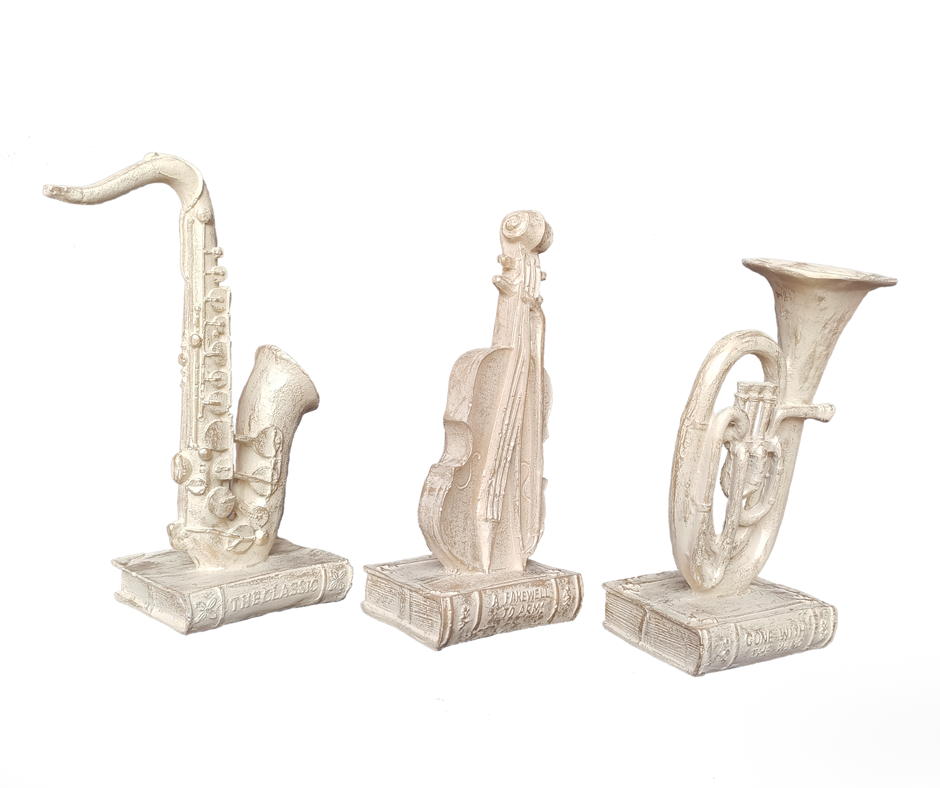 Musical Instruments Showpiece Polyresin