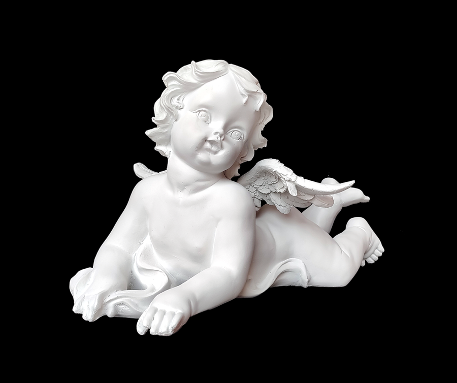 Angel With Wings Polyresin Classic Showpiece for Home Décor