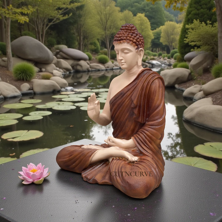 Meditation Buddha Statue 2 Ft | Resin Material | Best for Home Entrance