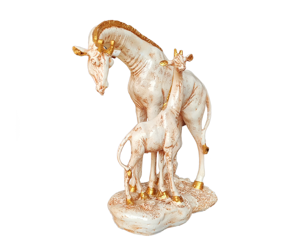 Giraffe and Baby Giraffe Statue Showpiece Vastu Decorative Idol