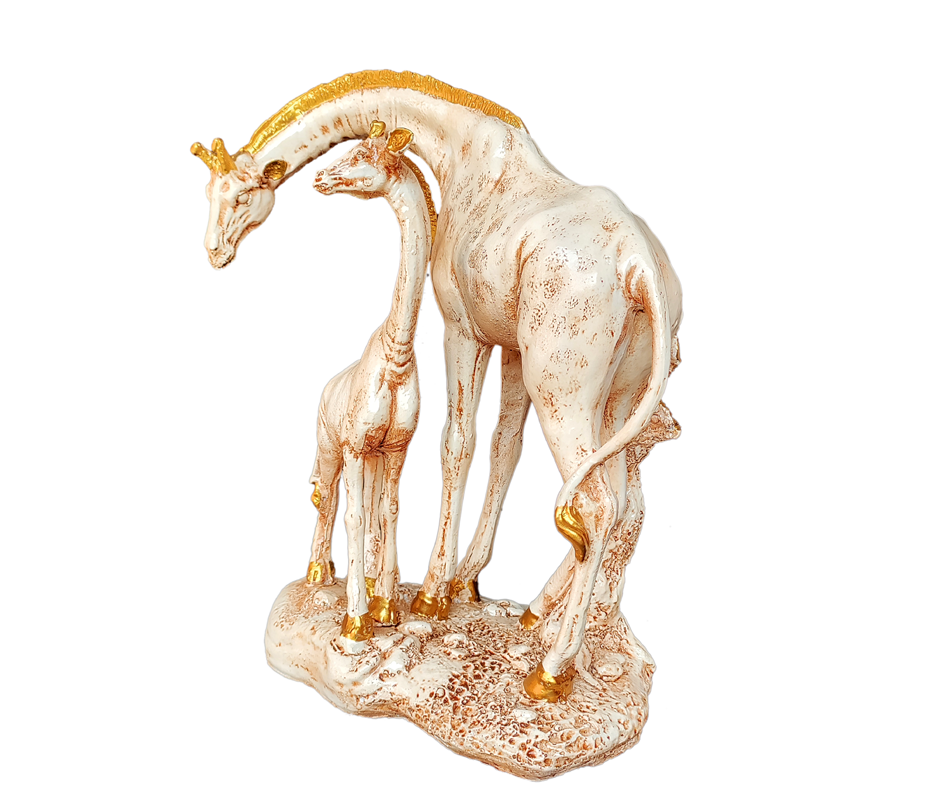 Giraffe and Baby Giraffe Statue Showpiece Vastu Decorative Idol