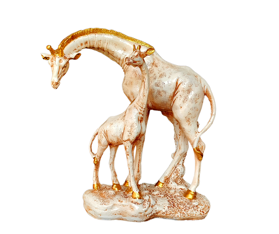 Giraffe and Baby Giraffe Statue Showpiece Vastu Decorative Idol