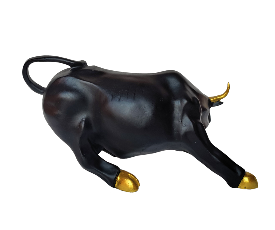 Bull Sculpture Stock Market Symbol Statue 