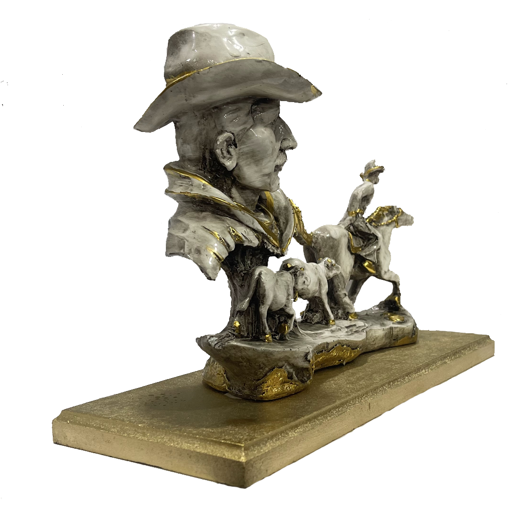 Abstract Man with Horse Table Decor 