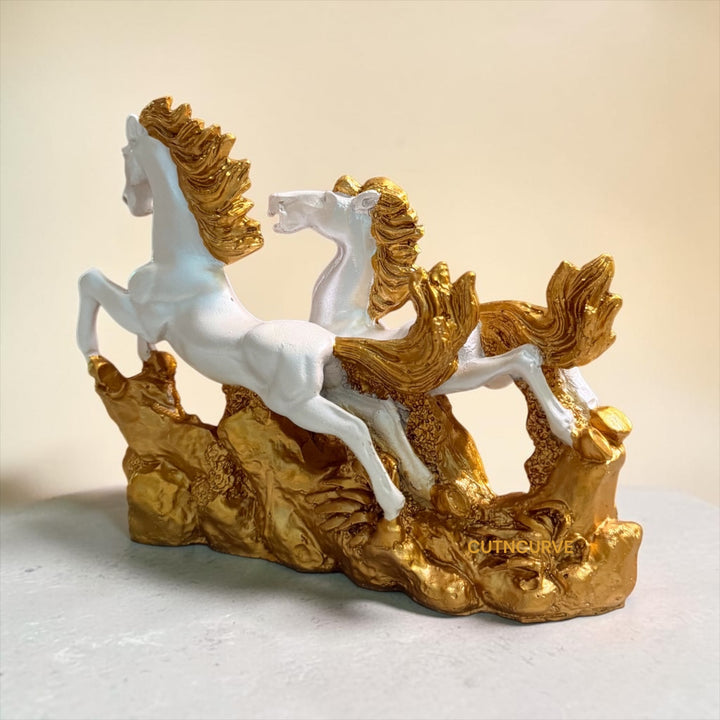 decorative horse figurine, success symbol decor, progress symbol, good luck decor, vastu horse decor,