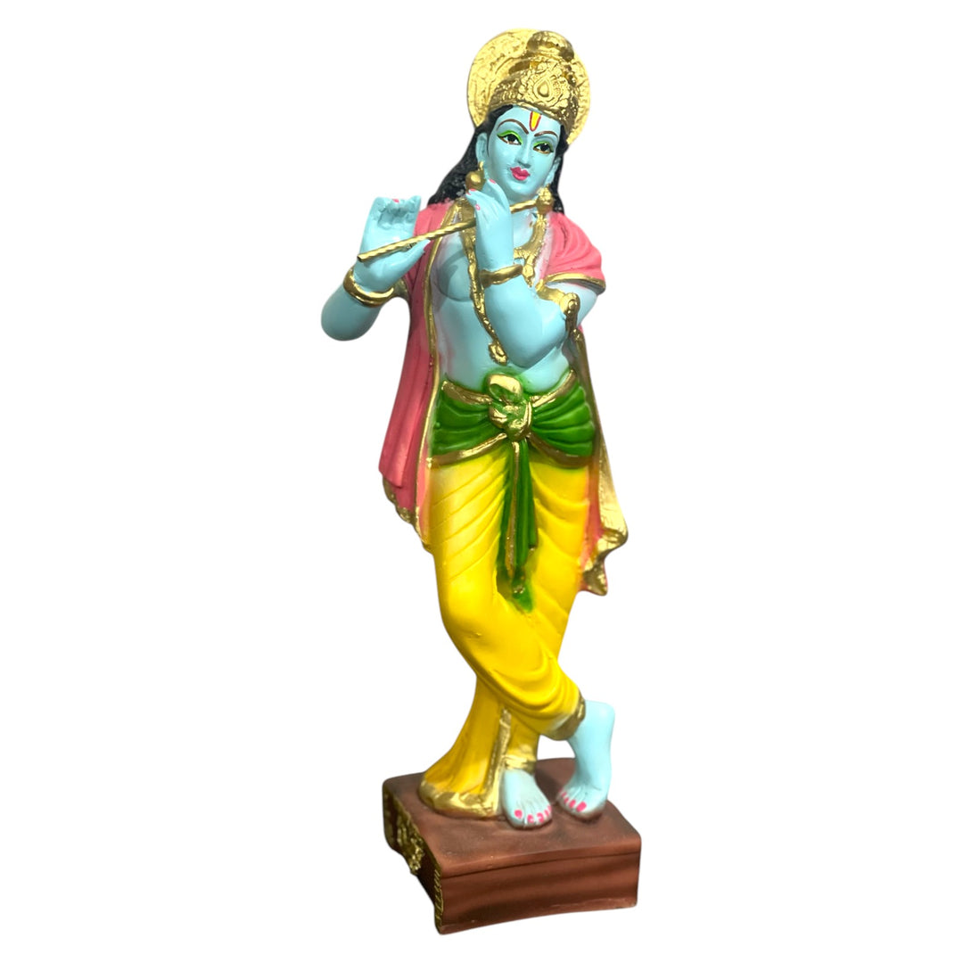 Premium Krishna murti
Marble finish Krishna statue
Krishna idol for gift
Handcrafted Krishna murti
Hindu god Krishna statue