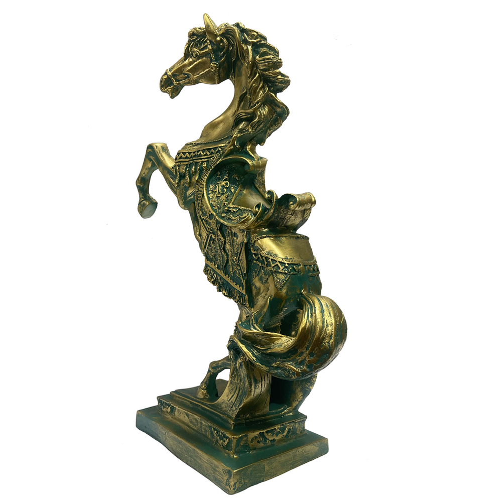 Uplifted Legs Horse Jumping Horse Statue Showpieces for Home Decor H – 40 cm
