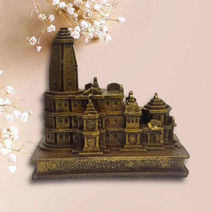Shri Ram Janambhumi Ayodhya Mandir Murti Idol Statue – Home Decor H 12.5 cm