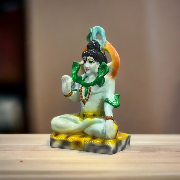 Shiva Ashirwad Marble Statue