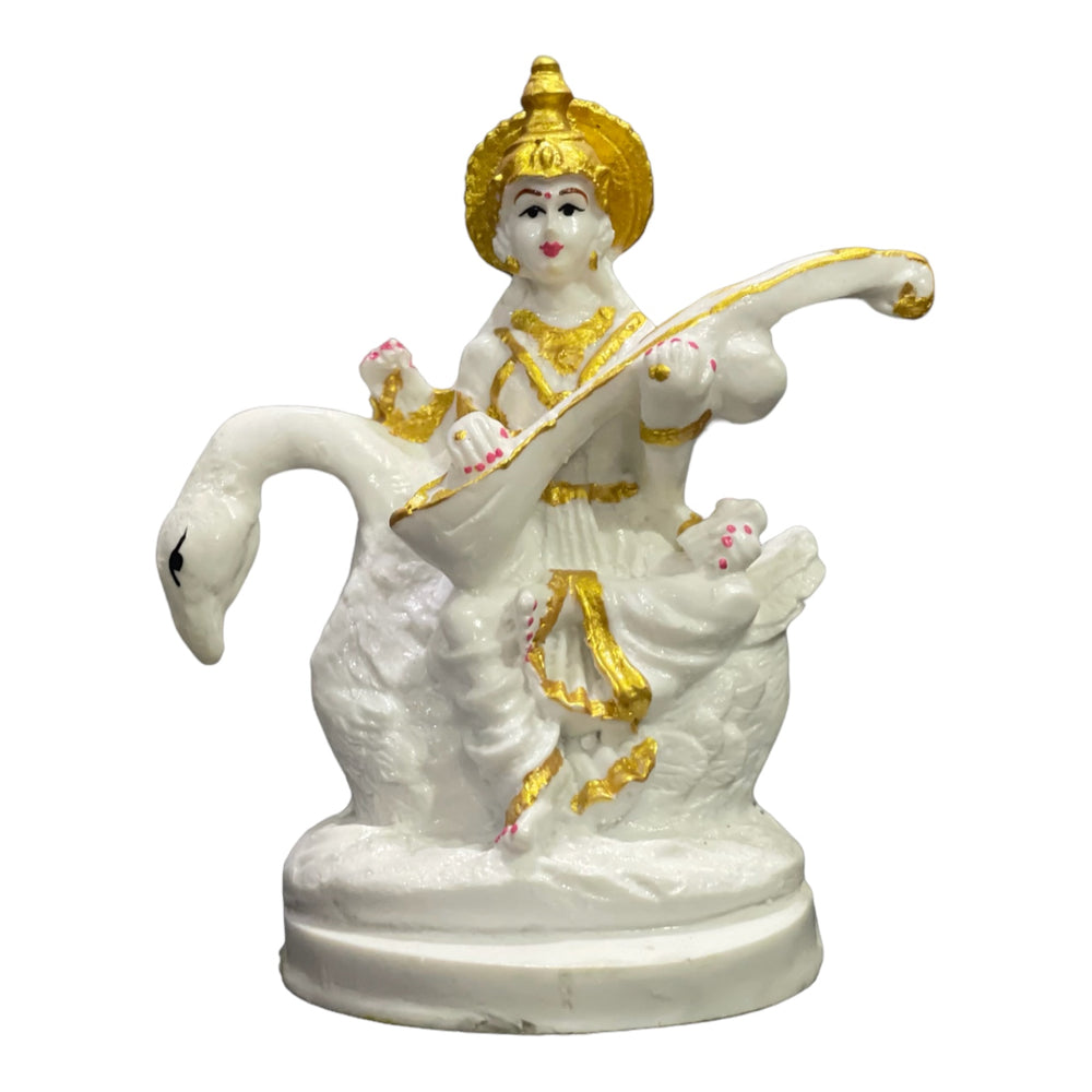 Ma Saraswati Marble Look Idol