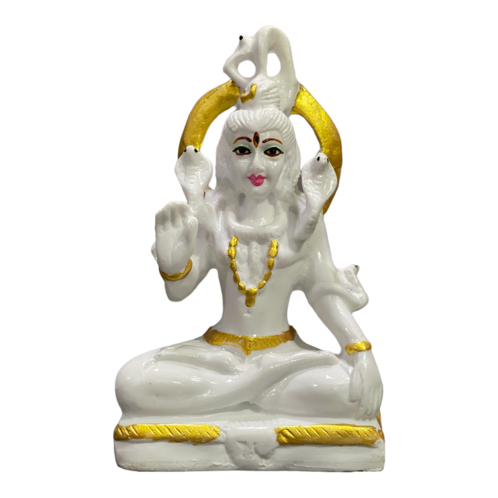 Shiv Samadhi Marble Look Idol