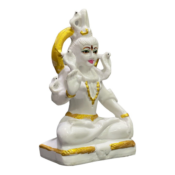 Shiv Samadhi Marble Look Idol