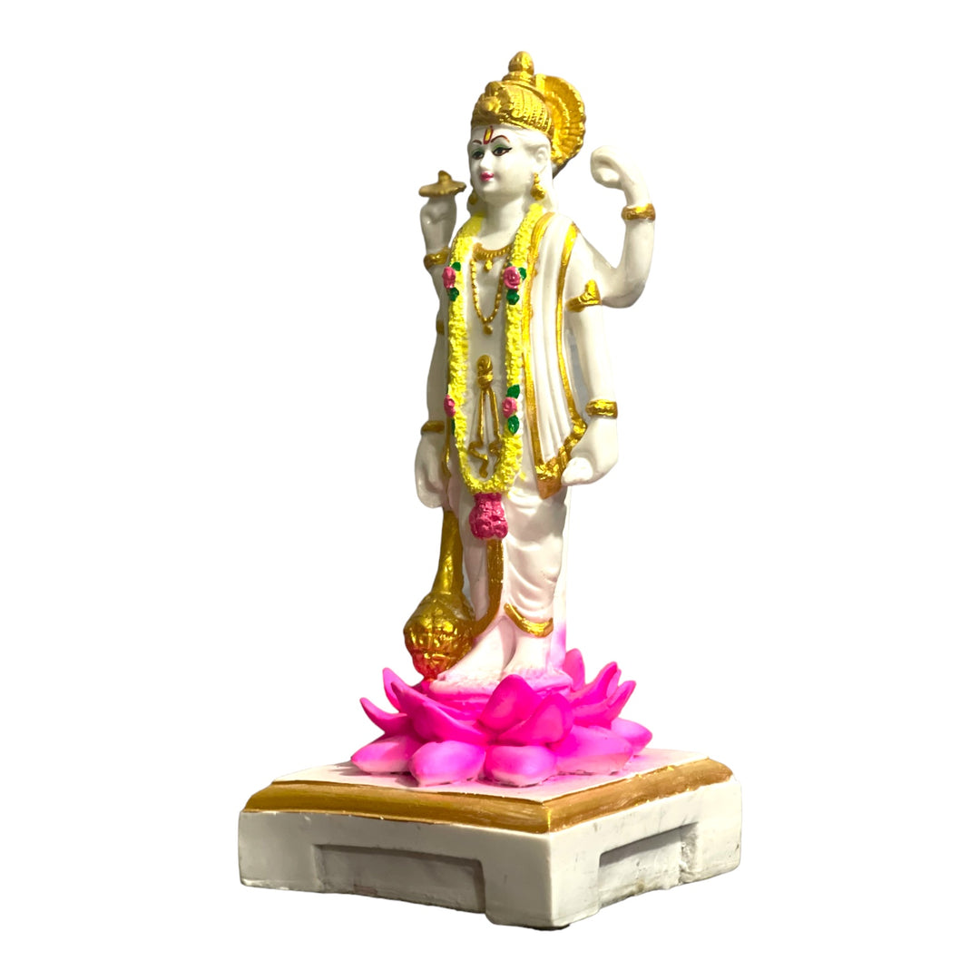 Lord Vishnu Narayan Marble Look Idol