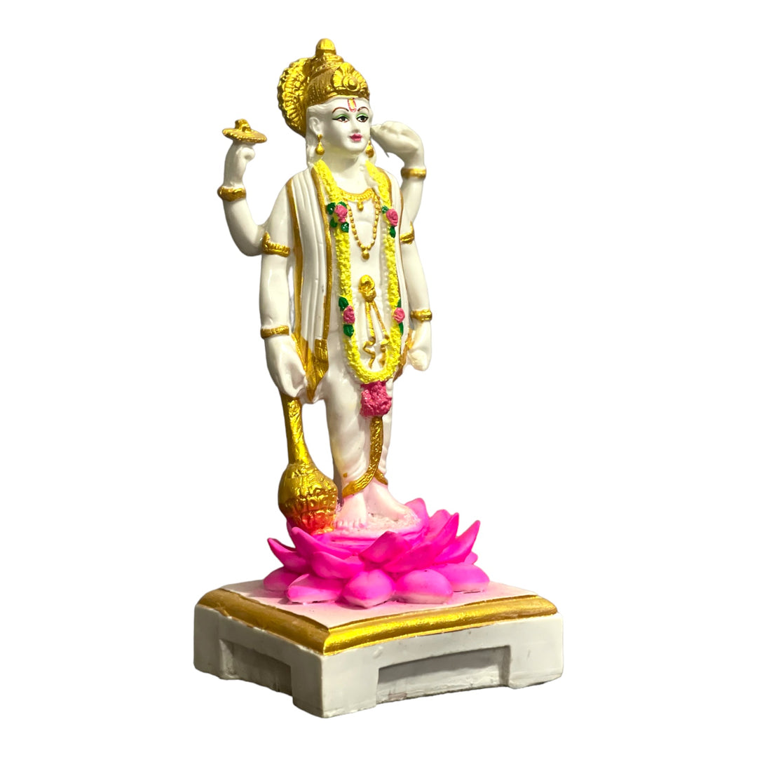 Lord Vishnu Narayan Marble Look Idol