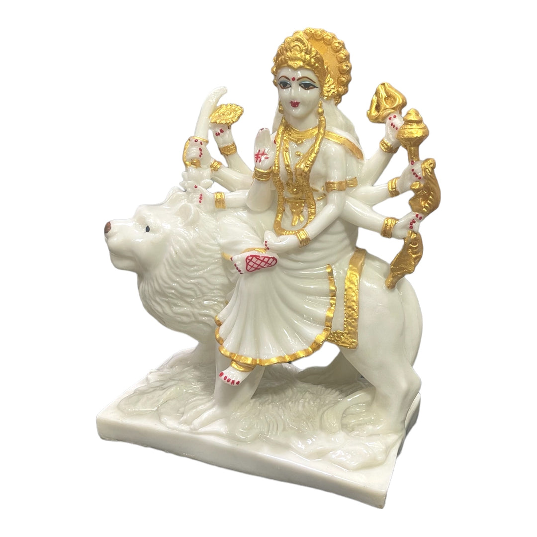 Maa Sherawali Murti Marble LOOK