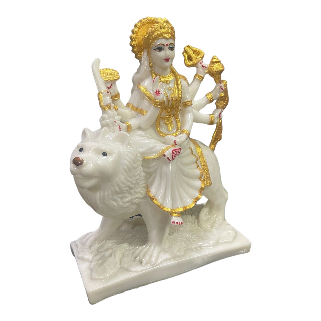 Maa Sherawali Murti Marble LOOK