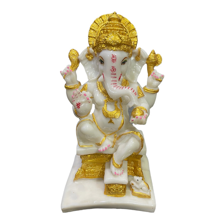 Ganpati Bappa Marble Murti 