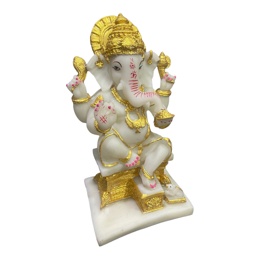 Ganpati Bappa Marble Murti 