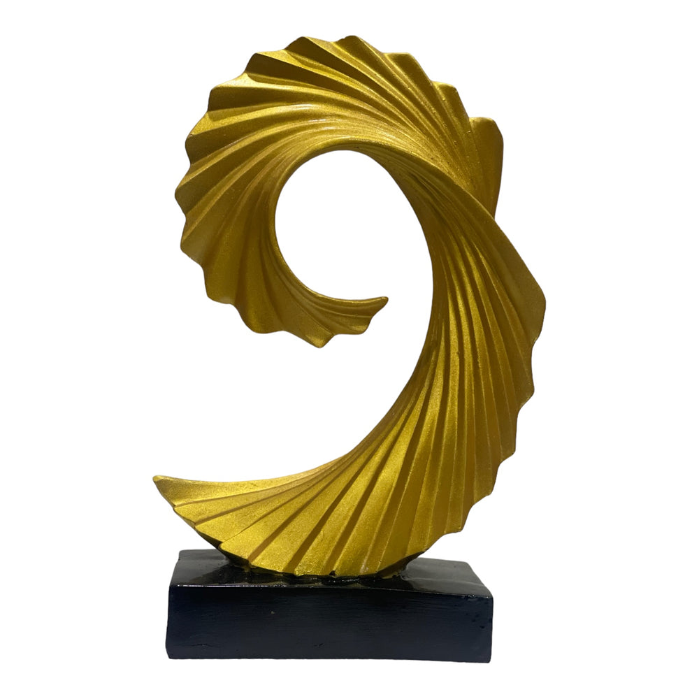  Golden Wave Showpiece Best Gift For Friend