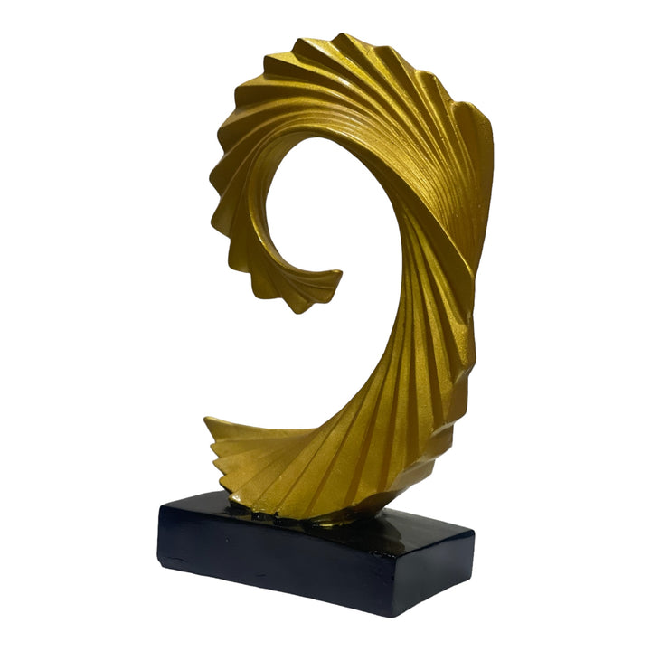  Golden Wave Showpiece Best Gift For Friend