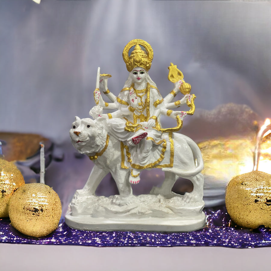 Ma Durga Murti Marble Look