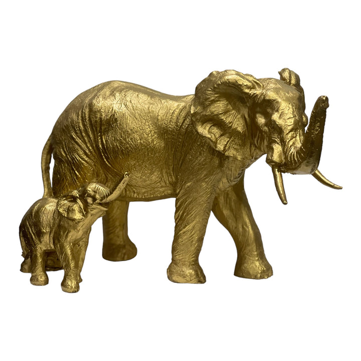 Elephant with Baby Elephant Showpiece