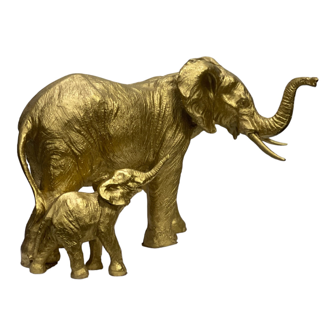 Elephant with Baby Elephant Showpiece