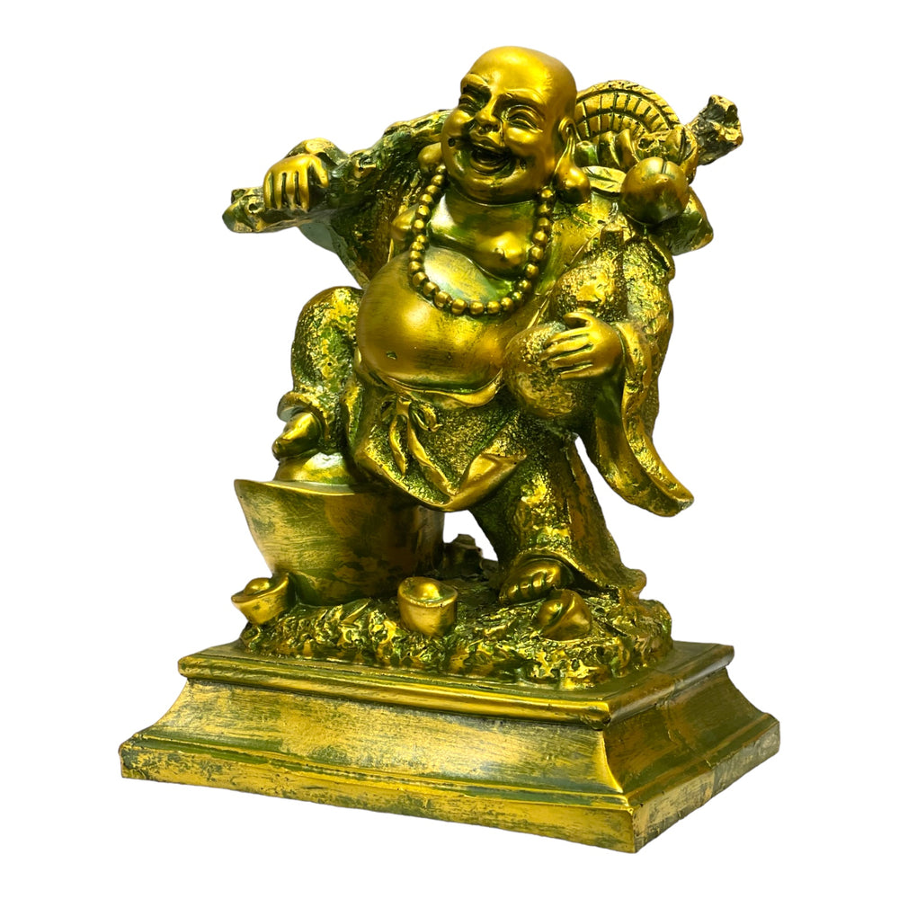 Laughing Buddha on Nuggut Showpiece