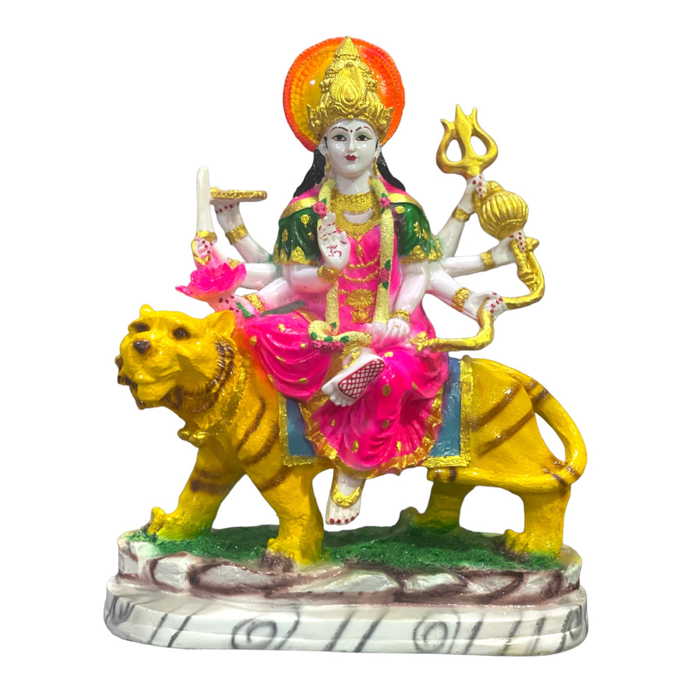 Ma Sherawali Marble Idol Best for Home Puja in 1.5 Feet