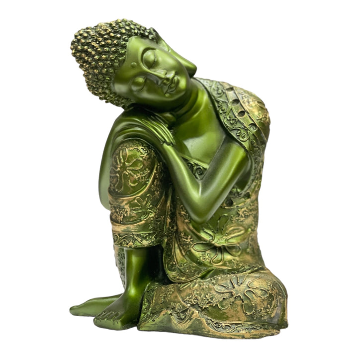 Buddha Resting on Knee Showpiece For Home Decor