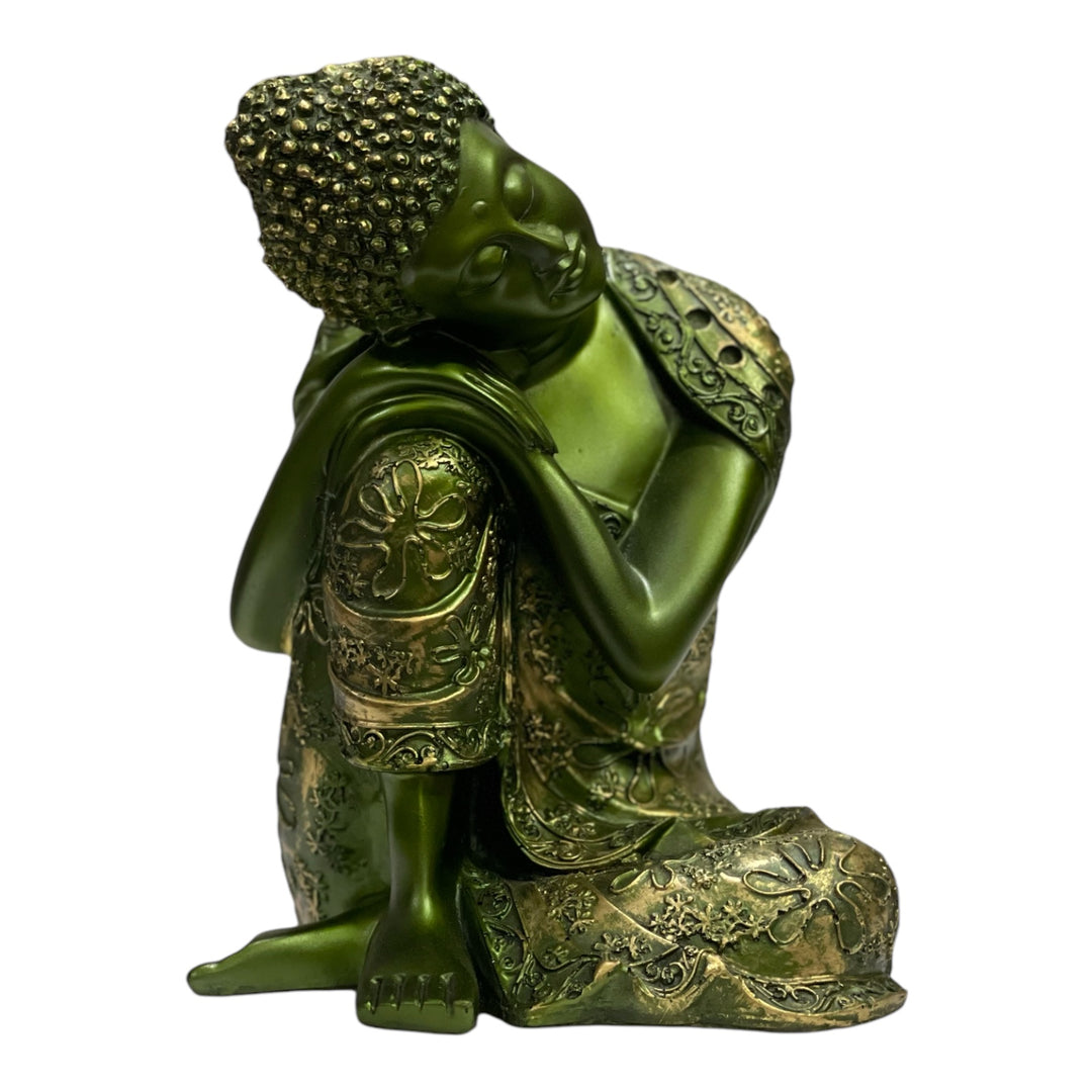 Buddha Resting on Knee Showpiece For Home Decor