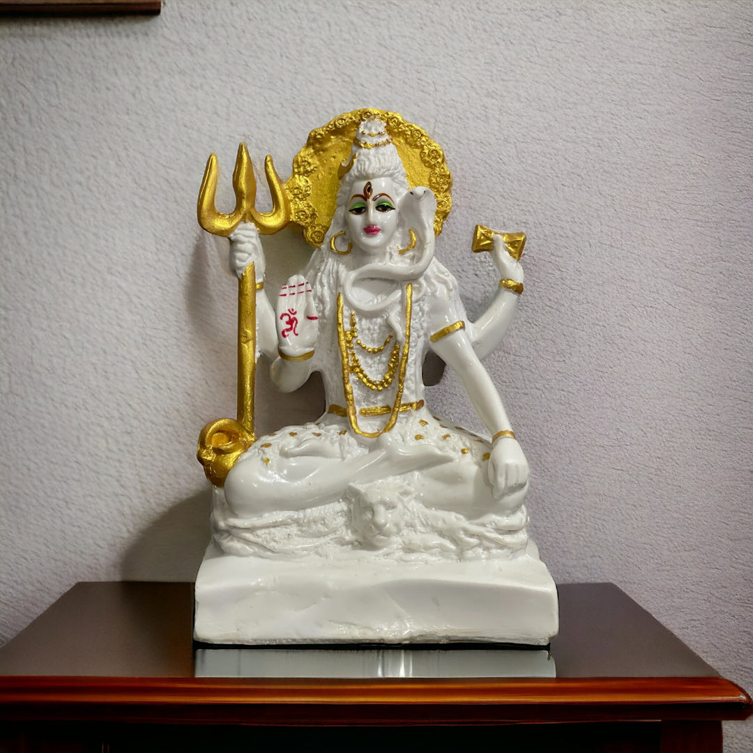 Lord Shiva Marble Look Idol Best FOr Home Puja Ghar