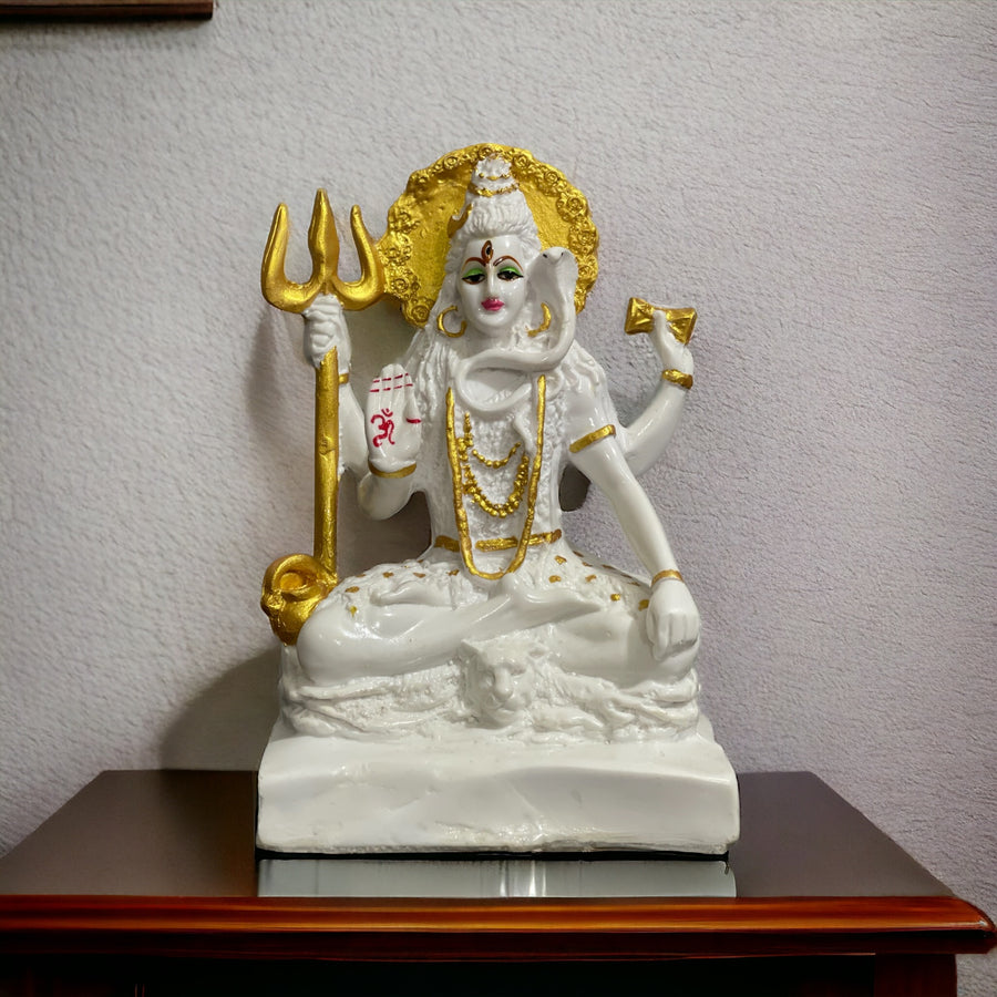 Lord Shiva Marble Look Idol Best FOr Home Puja Ghar