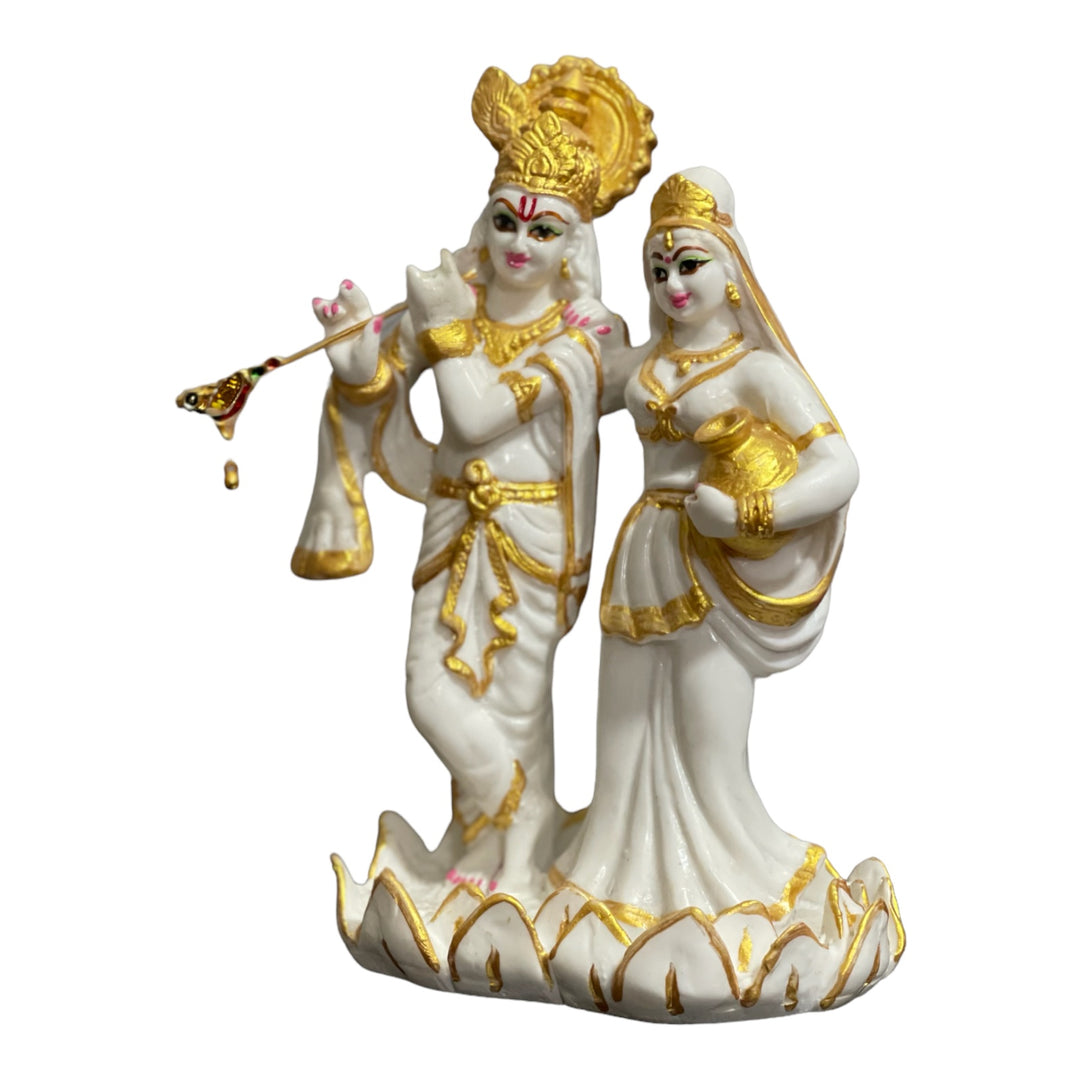 Lord Radha Krishan Marble Look Idol Best Gift For Friend 