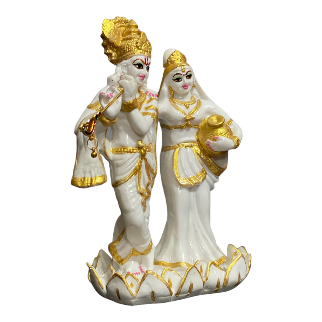 Lord Radha Krishan Marble Look Idol Best Gift For Friend 