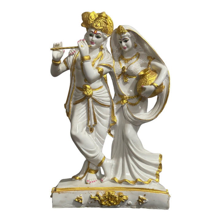 Lord Radha Krishan Marble Look Idol