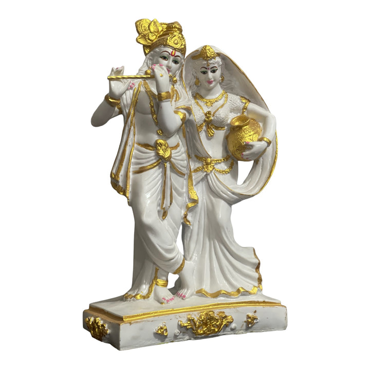 Lord Radha Krishna Marble Statue Radha idol for Home Pooja Gift Home Decoration H -40 cm