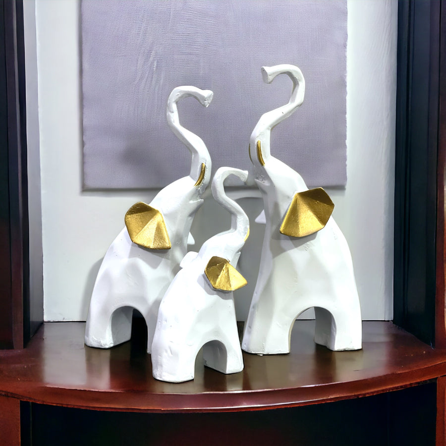 Cute Elephant Showpiece Set of 3 for Gifting