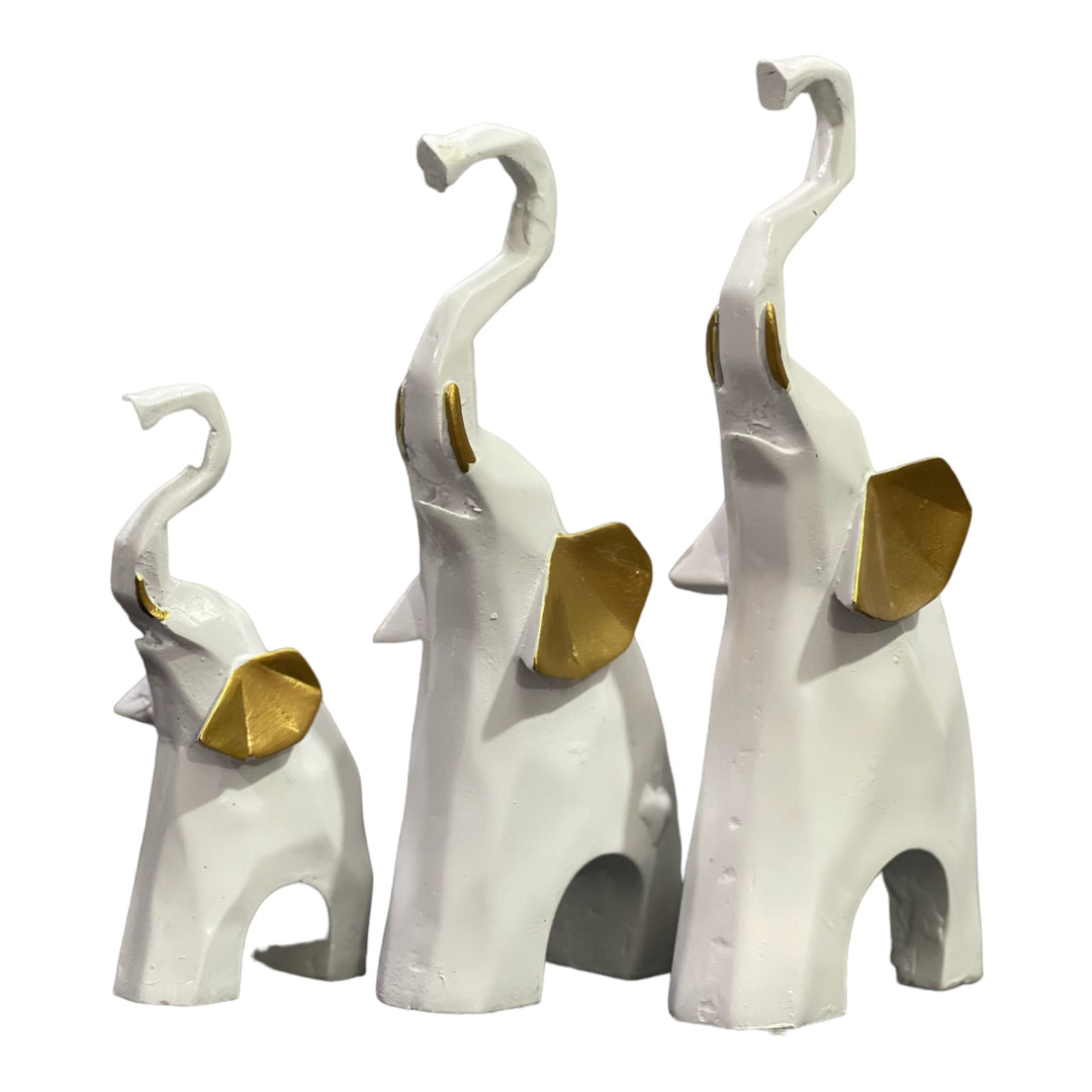 Cute Elephant Showpiece Set of 3 for Gifting